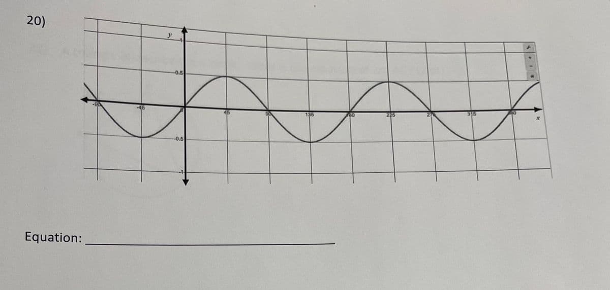 20)
-0.5
135
225
316
-0.5
Equation:
