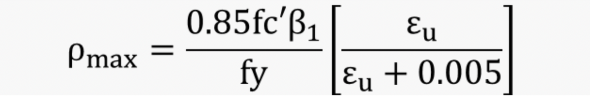 0.85fc'B1
Eu
Pmax
||
fy
Eu + 0.005
