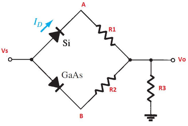Vs
Ip
Si
A
GaAs
B
R1
R2
R3
• Vo