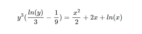 In(y)
2
+ 2x + In(x)
2
3
