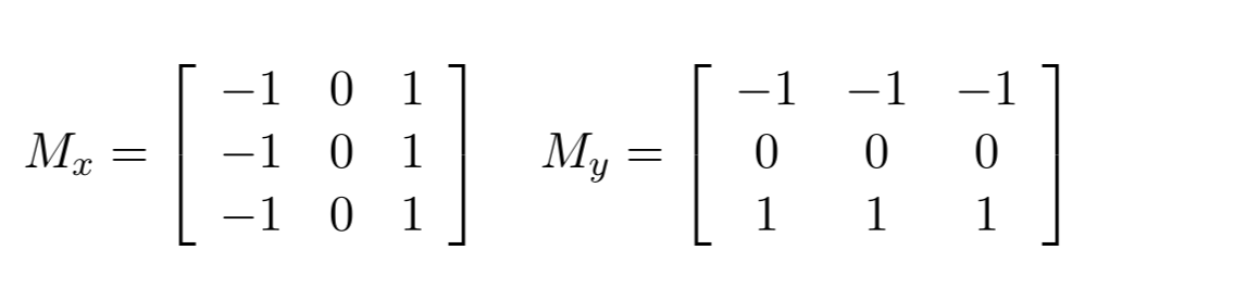 Mx
=
0 1
1
-1 0
-1 0 1
-
My
=
-1 1 - 1
호호회
0 0 0
1 1 1