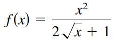 f(x) =
||
2 /x + 1
