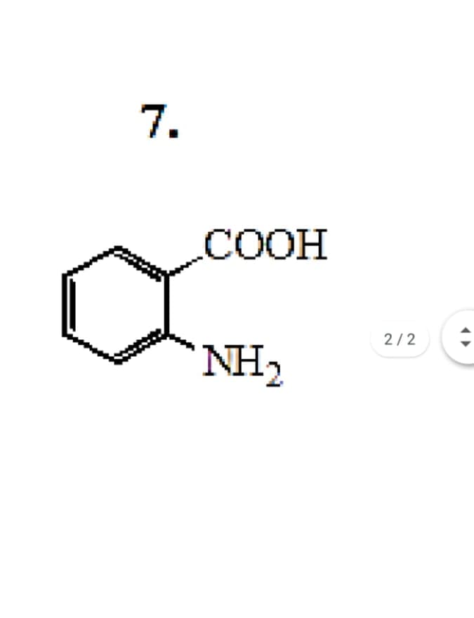 7.
СООН
2/2
NH2
