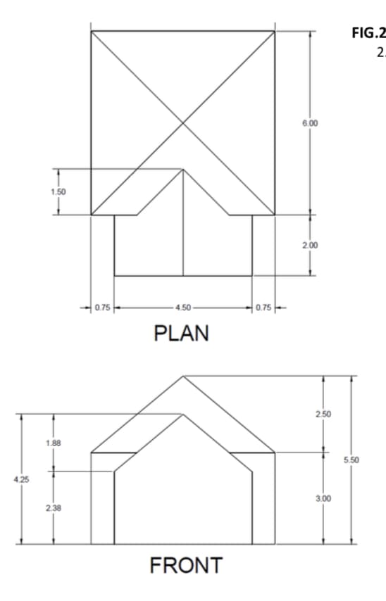 FIG.2
2.
6.00
1.50
200
0.75
4.50
0.75
PLAN
2.50
1.88
5.50
4.25
3.00
2.38
FRONT
