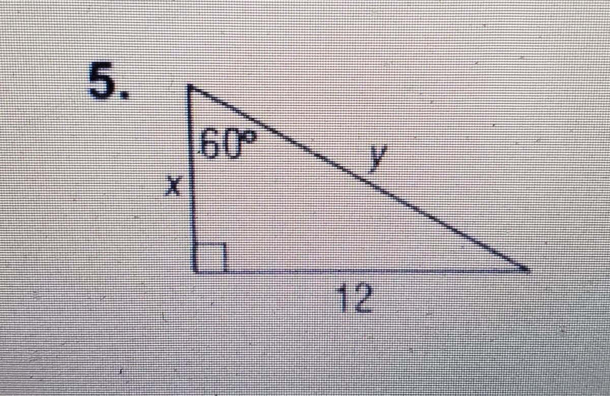 5.
60°
12
