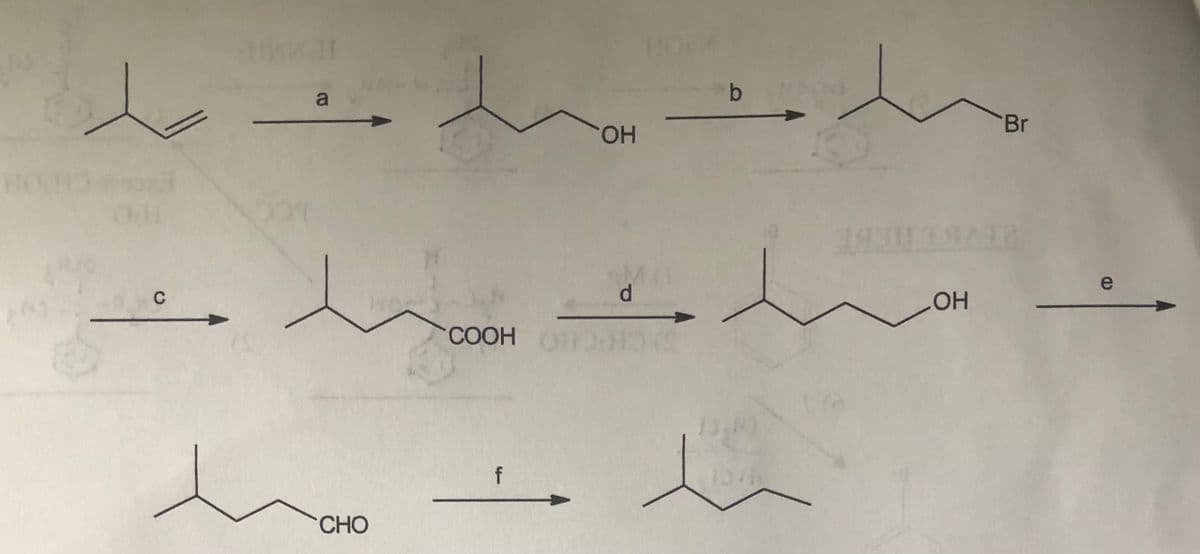 a
b.
Br
HO.
e
d.
COOH O
HO
f
CHO
