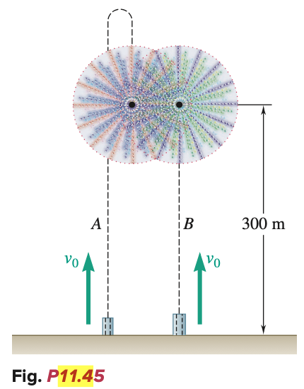 vo
A
Fig. P11.45
B
-‒‒‒
VO
300 m