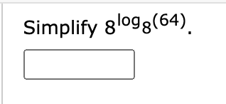 Simplify 8logg(64)