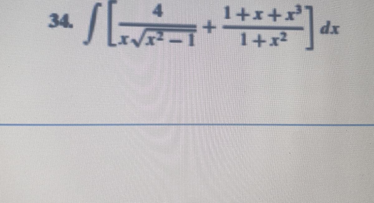 4.
1+x+x
1+x2
34.
