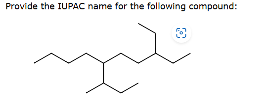 Provide the IUPAC name for the following compound:
شہر