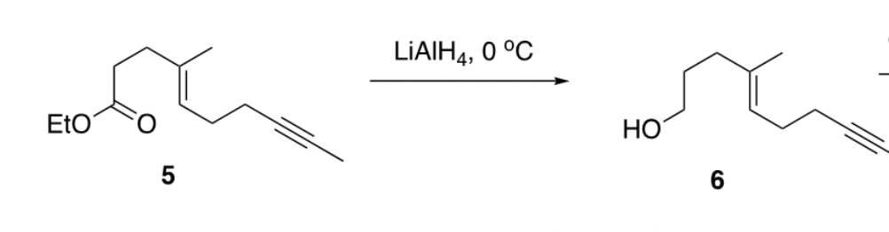 EtO
5
LIAIH4, 0 °C
HO
6