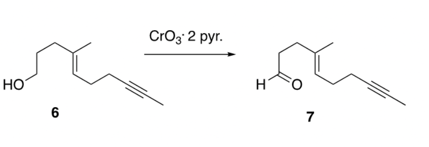 HO
6
CrO3 2 pyr.
H
7