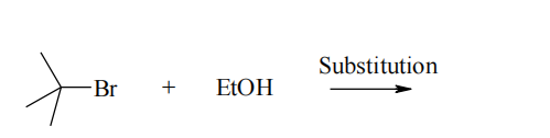 -Br
+
EtOH
Substitution