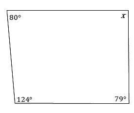 80°
124°
79°
