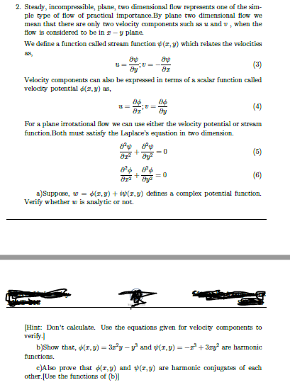 b)Show that, 6(z,
3zy – y' and (z,y) = -+3ry are harmonie
