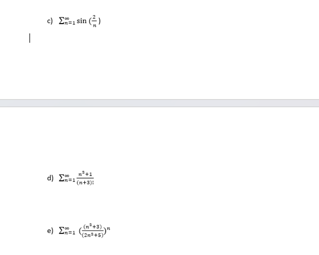 1
c) Em=isin (3)
15+1
d) _E=1;
(n+3)!
(18+3)
e) En=1 (218+5)