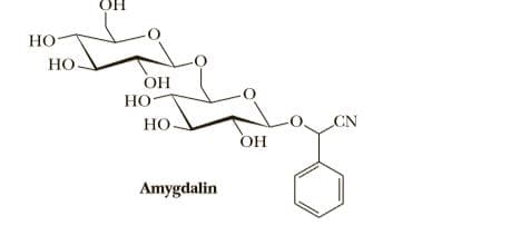 ОН
НО
НО
OH
Но-
Но
CN
OH
Amygdalin
