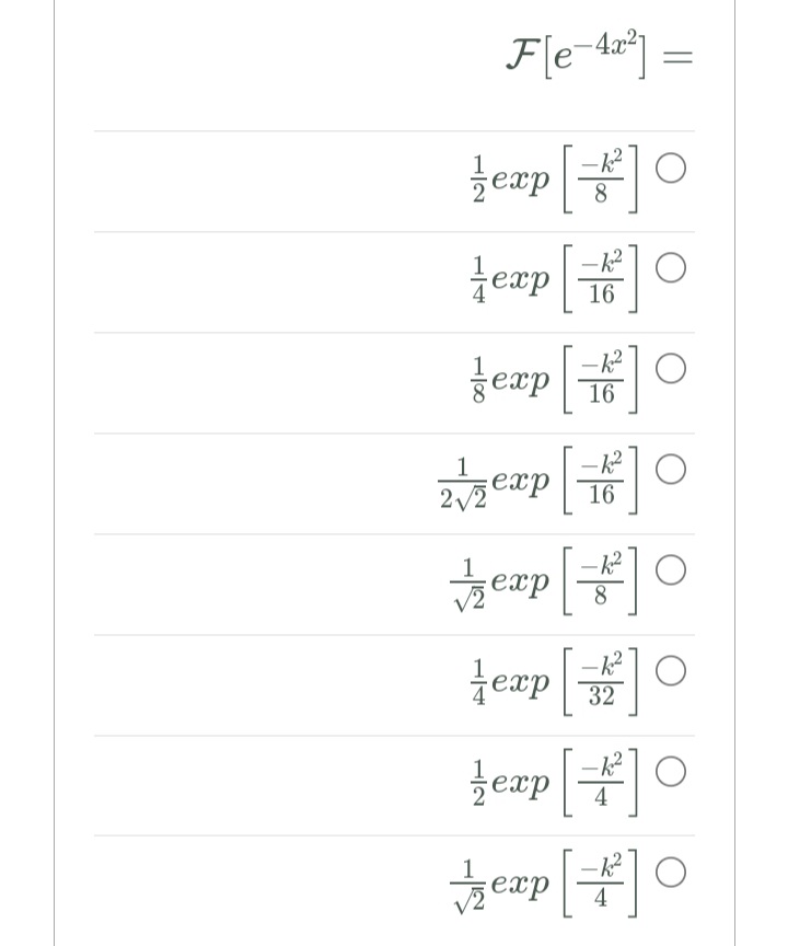 Fle-4] =
[구] 이
fexp (]
žeæp
8
16
feæp =
16
1
16
2 exp
z exp
8
texp
0
32
feap [#)
z eap
4
