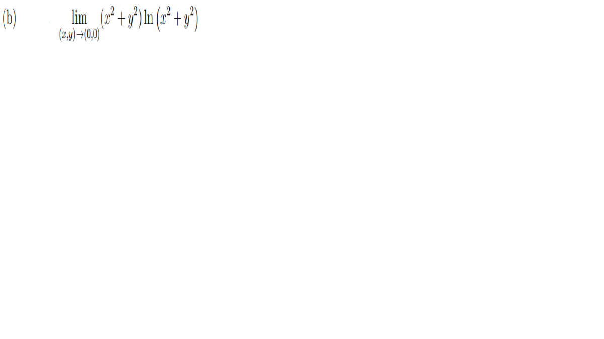 (b)
) م سا + ثم( _lim
(1,9)+(0,0)
