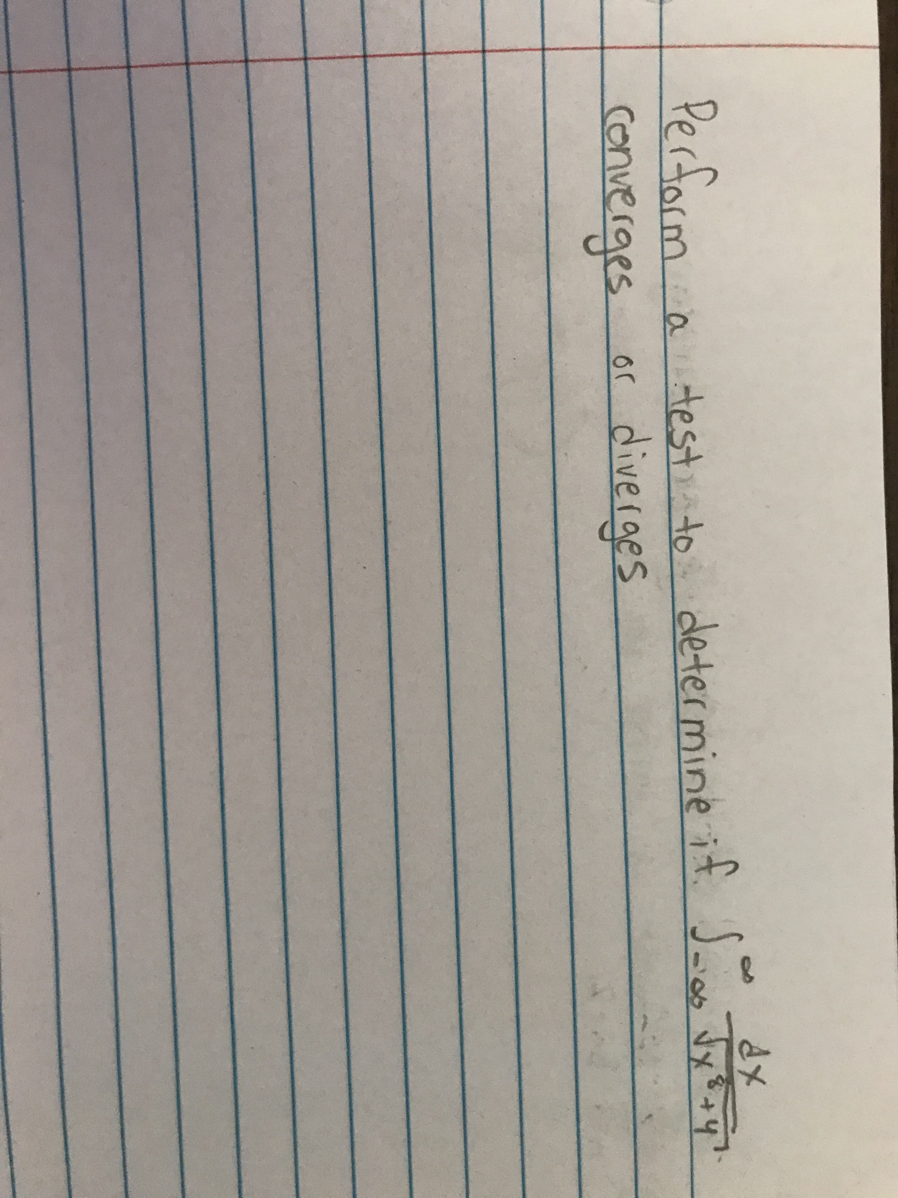 Perform
a testto
determine if. S
a J
y
converges
diverges
or
