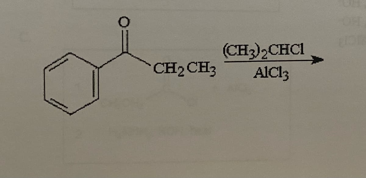 (CH3),CHCI
AIC13
CH2CH3
