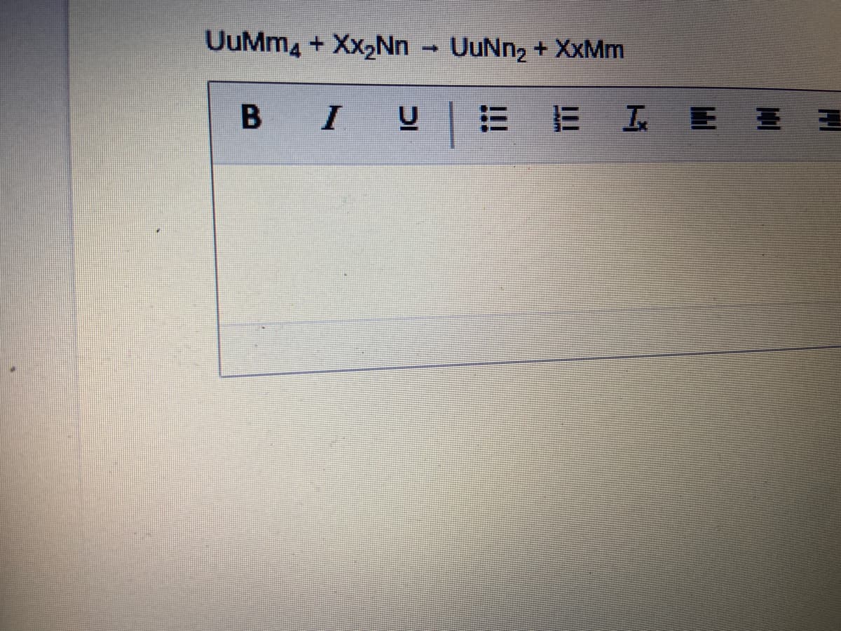 UuMm4 +
+ Xx2Nn UuNn2 + XxMm
B IU E
EIE 3 E
