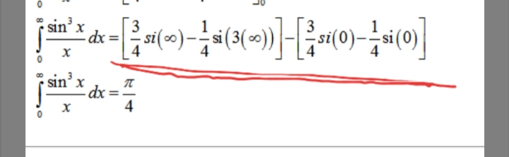 3
sin' x
dx =
sin' x
4
