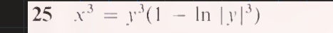 25 x = jr'(1 - In [y|')
