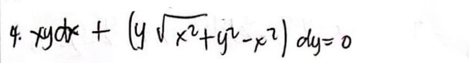 x²) dy =
4. xy dx (y
0 amp (2²-₁5 + ₂x^5) + xphx to