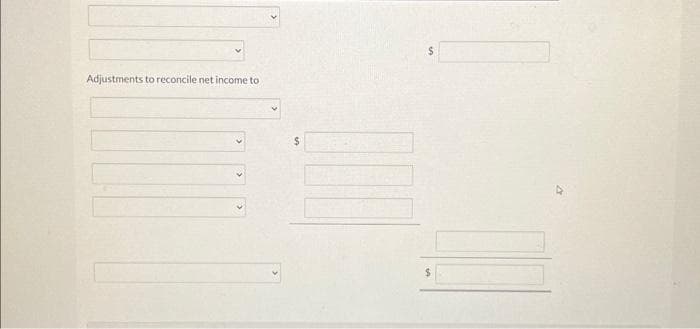 Adjustments to reconcile net income to
100
$
$