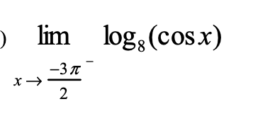 o im
log, (cos.x)
-3 n
2
