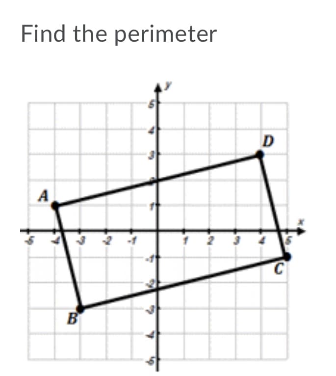 Find the perimeter
D
A
C
B
