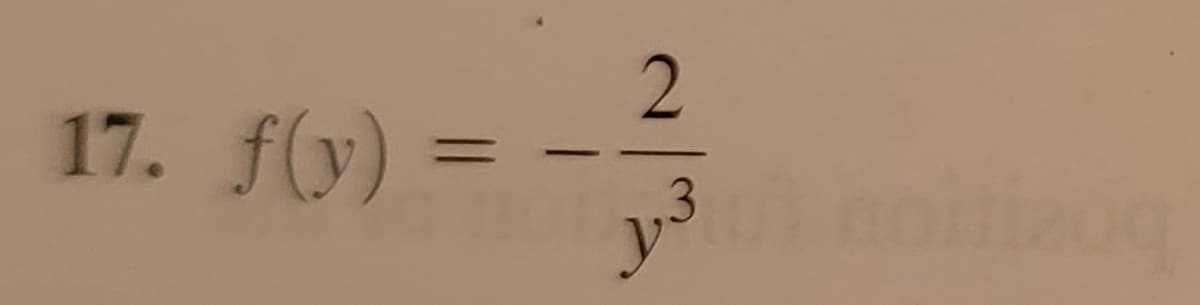 17. f(y) =
2
13. u
10ky³