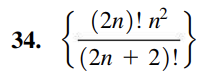 ( (2n)! r²
34.
(2n + 2)!,
