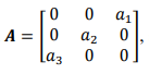 a1
A =
az
Laz
0.
