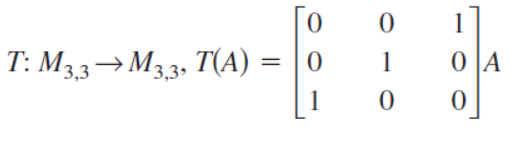 Го
1
T: M33→M33, T(A):
1
1
