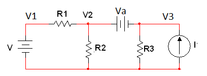 Va
V1
R1
V2
V3
R2
R3
in
