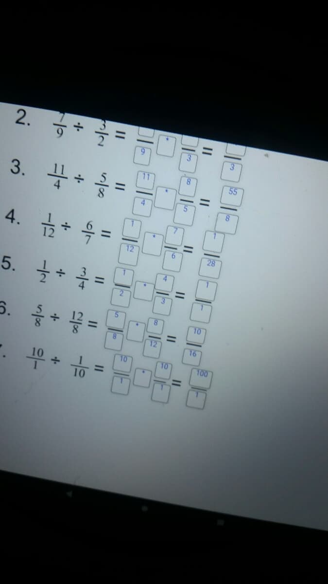 %3D
55
4.
12
글 + 클=
5.
%3D
무+ 놈
%3D
%3D
II
II
II
II
lco
II
2
co
II
II
II
o/7
2.
3.
