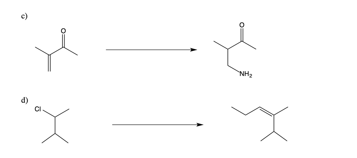 c)
NH2
d)
CI
