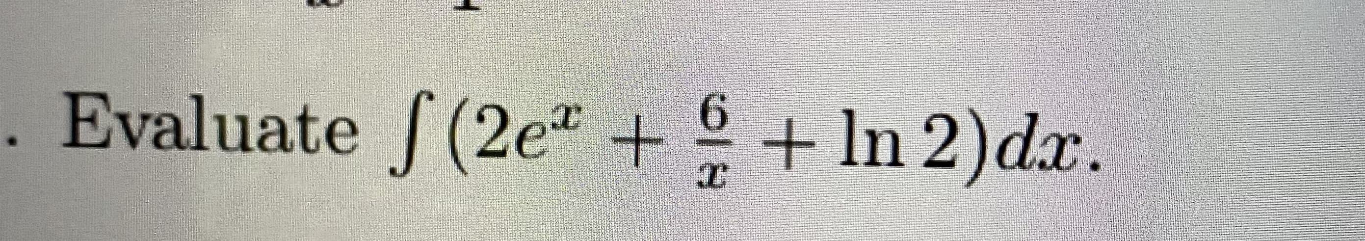 Evaluate (2e" +
6.
+ In 2)dax.
