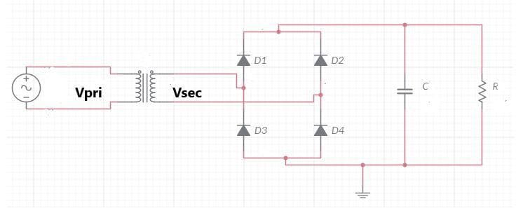 D1
D2
C
R
Vpri
Vsec
D3
D4
