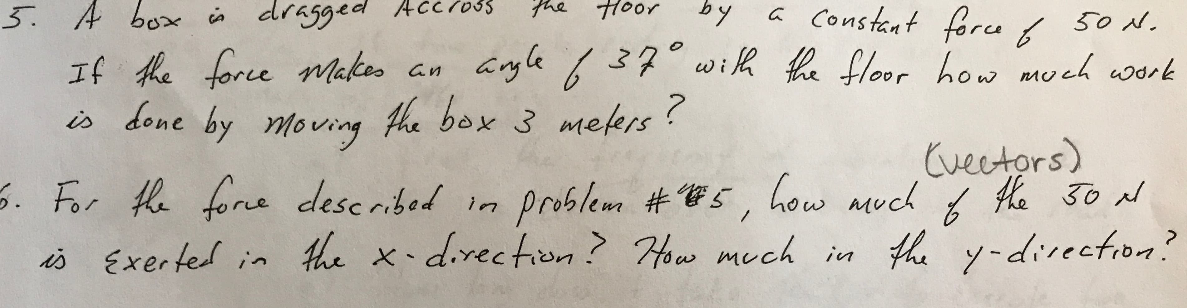 1( frce nekas an a.gle b ?" ω;R eu floor how.vel( uOdrk
o done by ovig
Ceo an
Cuectors)
rue ddescribad in problewm
Exer
-airectrbn.
