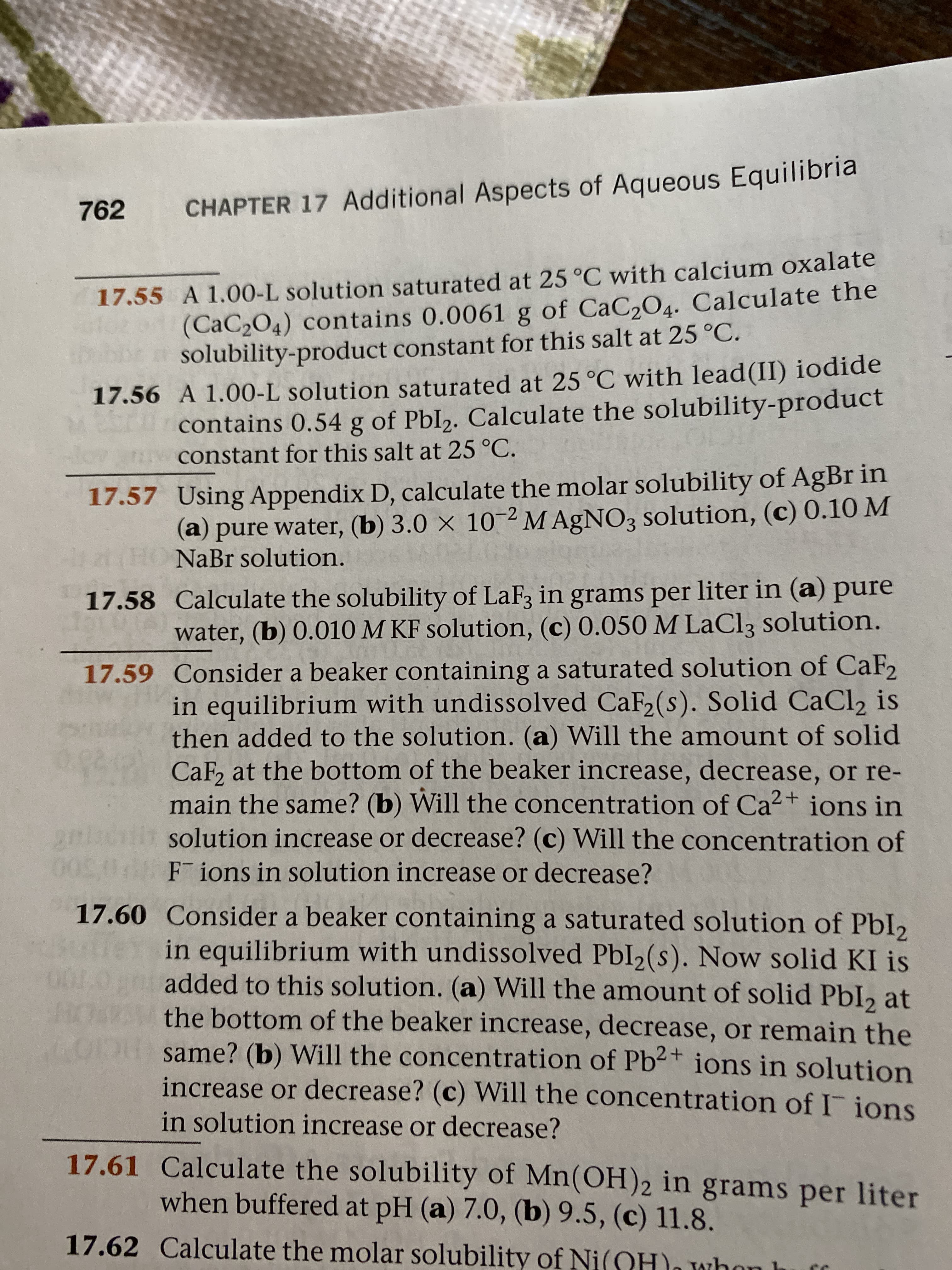 the solubility-
