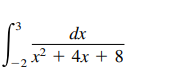 dx
J-:
-2 x² + 4x + 8
