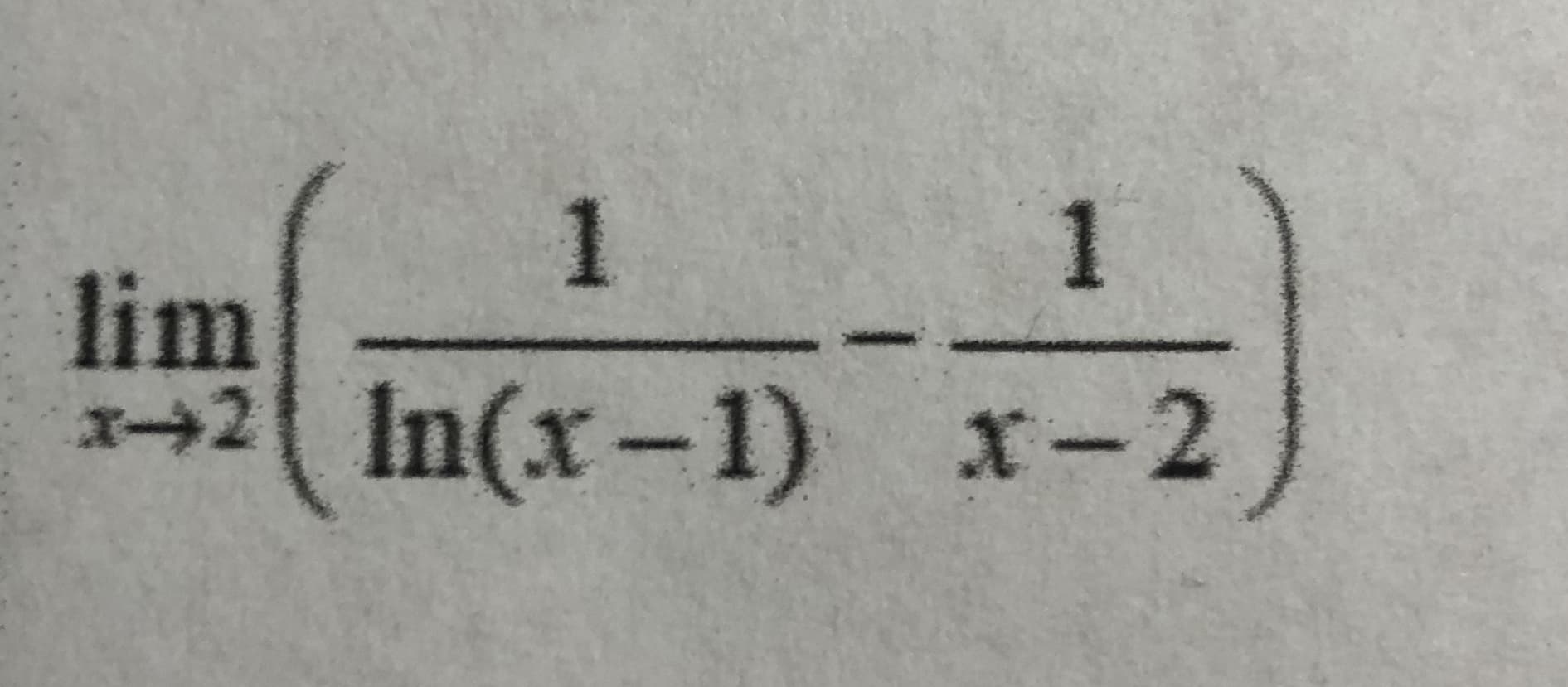 1.
lim
+2
In(x-1) x-2
1.
