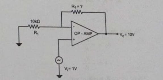 广
102
WWW
R₁
Rp=7
WWW
OP-AMP
V = 1V
- Ve = 10V