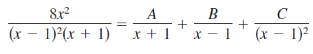 8x2
B
(x – 1)2(x + 1)
x + 1
х — 1
(х — 1)2
