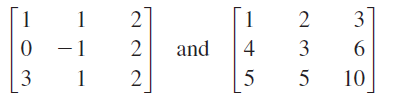 1
3
3
and
4
6.
–1
3
5
5
10
