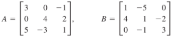 3
-1
-5
A =
4
2
B = |4
-2
5 -3
1
0 -1
