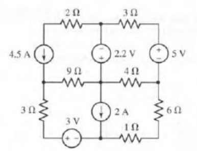 4.5 A
3 Ω
2 Ω
www
ΦΩ
www
3V
+-
3 Ω
www
2.2 v
4 Ω
| 24
ΤΩ
SV
6 Ω